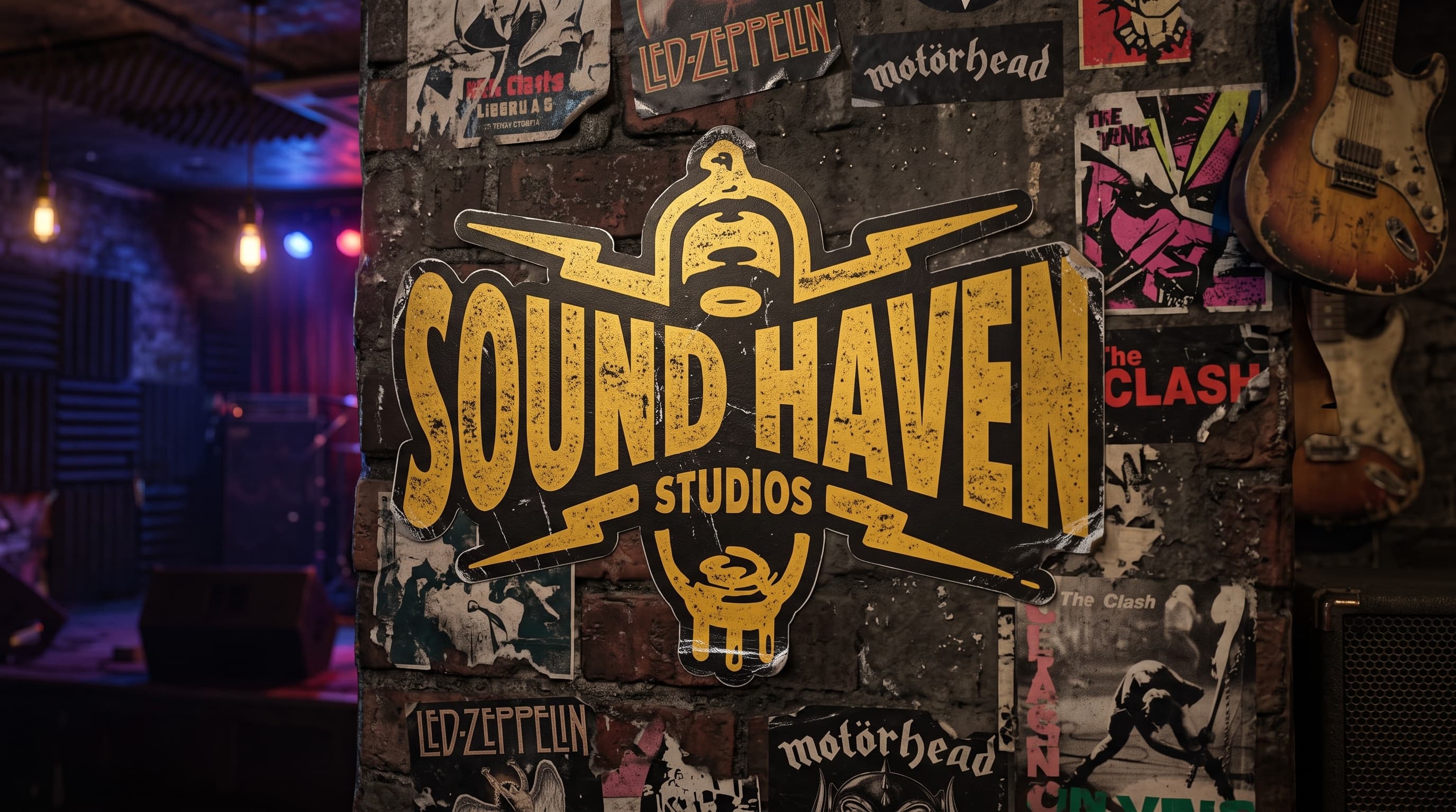 SoundHaven Studios sticker application