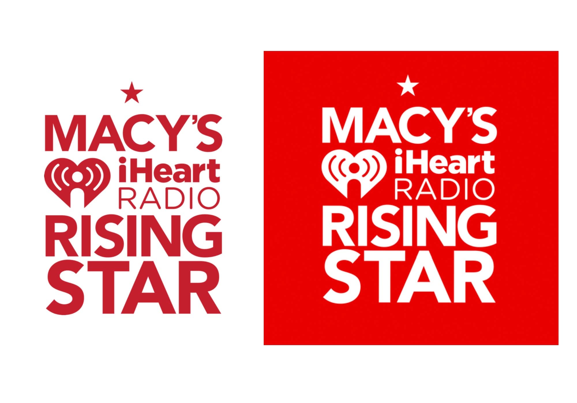 Macy's iHeartRadio Rising Star alternate lockup